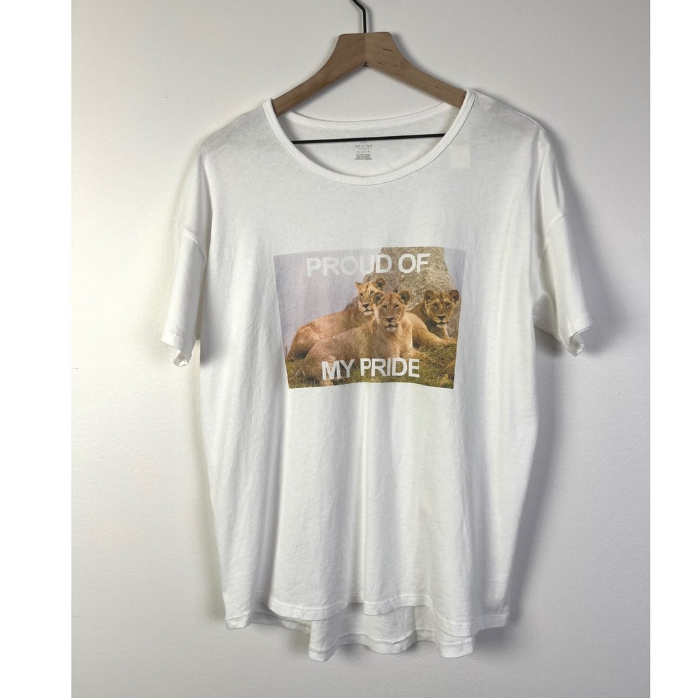 Aerie OFFLINE Graphic T-Shirt Proud of My‎ Pride Streetwear Crew Neck Tee M New